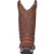 Dan Post Journeyman Saddle Brown waterproof work boots showing pull-on loops and waterproof membrane bootie Dan Post Journeyman Saddle Brown waterproof work boots showing pull-on loops and waterproof membrane bootie