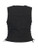Women's Zip-Up Black Denim Motorcycle Vest w/ Concealed Carry