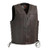 First MFG Copper Leather Motorcycle Vest with concealed carry pockets
