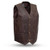 FIM643CAN First Classics brown leather motorcycle vest with concealed carry pockets