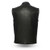 Hot Shot Men's Leather Motorcycle Club Vest