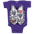 Baby Motorcycle Clothes: Girls Biker Vest Purple Body-Suit Baby Motorcycle Clothes: Girls Biker Vest Purple Body-Suit