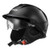 Ls2 Rebellion Gloss Black Motorcycle Half Helmet, Sun-Shield Ls2 Rebellion Gloss Black Motorcycle Half Helmet, Sun-Shield