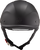 LS2 Rebellion black half shell helmet featuring built-in tinted sun visor