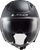 LS2 Black Copter Helmet showcasing aerodynamic design and ventilation ports