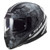 LS2 Titanium Throne full face motorcycle helmet with matte black and titanium finish, aerodynamic HPTT shell, and built-in drop-down sun shield LS2 Titanium Throne full face motorcycle helmet with matte black and titanium finish, aerodynamic HPTT shell, and built-in drop-down sun shield