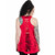 USA-Made Liberty Wear Red Ace Tank Top with Sparkling Rhinestone Graphic
