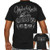 Biker T-Shirts: Work Sucks, Lets Ride, Black & White