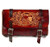 Antique Retro Leather Brown Motorcycle Tool Bag, USA Made Cowhide Antique Retro Leather Brown Motorcycle Tool Bag, USA Made Cowhide