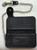 Side Snap Black Leather Chain Wallet 7-Inch