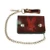 Mini Brown Leather Biker Chain Wallet w/ Eagle