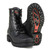 MB416 Men's Trooper Black Leather Biker Boots - Riding Footwear