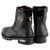 dual side zippers on Milwaukee Leather MBL202 Women's Motorcycle Boots