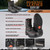 Full-grain waterproof leather biker riding boots with a non-skid oil and slip resistant rubber outsole