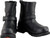 Detailed view of Milwaukee Leather engineer boots highlighting craftsmanship and design