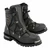 Milwaukee Leather MBM9075 Men's Black 6-inch Dual Zipper Motorcycle Boots