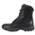 Side profile of Milwaukee Leather MBM9110 Men's Black Tactical Boots showcasing dual zippers