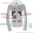 MLL2555 Ladies Motorcycle Jacket with hoodie