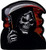 Hot Leathers Large Grim Reaper Biker Patch with skull and hooded reaper design for jackets, vests Hot Leathers Large Grim Reaper Biker Patch with skull and hooded reaper design for jackets, vests