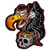 Hot Leathers Buzzard Biker Patch with embroidered buzzard and skull design Hot Leathers Buzzard Biker Patch with embroidered buzzard and skull design
