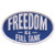 Freedom is a full tank Patch, Hot Leathers Biker Patches