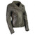 milwaukee leather olive moto jacket womens cowhide leather asymmetrical zipper