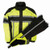Reflective Neon Green Motorcycle Rain Gear Suit, Milwaukee Performance