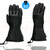 Milwaukee Leather Men's Black Waterproof Gauntlet Gloves with Stretch Knuckles