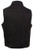 Milwaukee Leather DM1331 Men's Black Denim Motorcycle Vest highlighting back panel for club patches