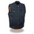 Men's Milwaukee Blue Denim Motorcycle Vest: Concealed Carry