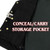 Close-Up of Heavyweight Black Denim on Men's Side Lace Motorcycle Vest Close-Up of Heavyweight Black Denim on Men's Side Lace Motorcycle Vest