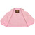 Satin lining interior of Milwaukee Leather girls pink leather motorcycle vest