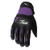 Joe Rocket Ladies Motorcycle Gloves - Velocity 3.0, Purple& Black Textile Joe Rocket Ladies Motorcycle Gloves - Velocity 3.0, Purple& Black Textile