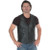 Premium Men's Leather Motorcycle Vest - Side Lace by UNIK