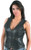 Model Wearing Unik Ladies Zip-Front Motorcycle Vest While Riding