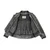 Black UNIK lightweight leather motorcycle jacket