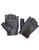 Perforated Leather Fingerless Motorcycle Gloves for Women