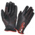Unik Women's Leather Motorcycle Gloves - Red Trim