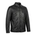 UNIK lightweight leather motorcycle shirt button front
