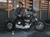 Unik men’s gray and black Kevlar armored flannel motorcycle shirt on model – showing CE armor fit