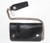 view of USA Made black leather chain wallet showcasing slim profile and secure chain attachment view of USA Made black leather chain wallet showcasing slim profile and secure chain attachment