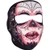 Full face sugar skull reversible neoprene motorcycle mask with skull graphic
