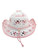 Back view of Bullhide Girls Pink Straw Western Hat highlighting the adjustable chin strap and Vented Design Back view of Bullhide Girls Pink Straw Western Hat highlighting the adjustable chin strap and Vented Design