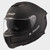 LS2 Stream 2 Matte Black Full Face Motorcycle Helmet with Integrated Sun Shield