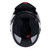 Milwaukee white modular motorcycle helmet interior view showing the plush removable comfort liner and secure chin strap closure