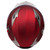 Milwaukee red modular motorcycle helmet highlighting the top ventilation intake ports