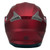 "Milwaukee gloss red flip up full face helmet featuring a streamlined aerodynamic shell design