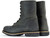 Back View of Milwaukee Leather Men's Antique Black Leather Motorcycle Boots