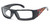 Red Flame Clear Padded Biker Glasses with UV400 protection and foam padding Red Flame Clear Padded Biker Glasses with UV400 protection and foam padding