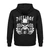 DILLIGAF Reflective Skull Motorcycle Hoodie – reflective skull design for enhanced visibility during night rides